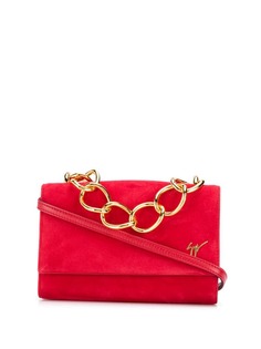 Giuseppe Zanotti chain handle clutch