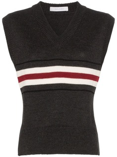 Delada трикотажный топ в полоску