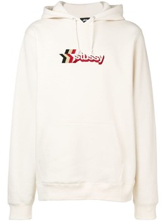 Stussy худи с вышитым логотипом