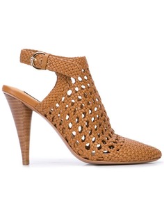 Veronica Beard Livia crochet design sandals