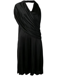 Lanvin платье асимметричного кроя с драпировкой