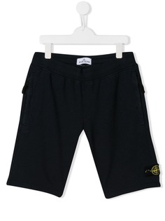 Stone Island Junior спортивные шорты с логотипом