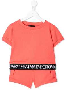 Emporio Armani Kids спортивный костюм с шортами и логотипом