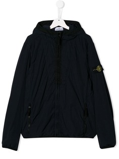 Stone Island Junior куртка с нашивкой-логотипом