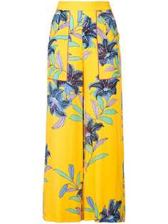 Dvf Diane Von Furstenberg брюки с цветочным принтом