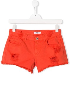 Msgm Kids джинсовые шорты