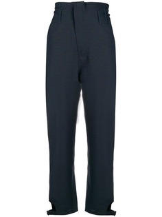 Fendi зауженные брюки с завышенной талией