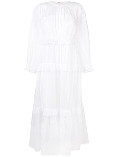 Isabel Marant Étoile платье миди с вышивкой