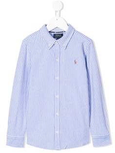 Ralph Lauren Kids оксфордская рубашка в полоску
