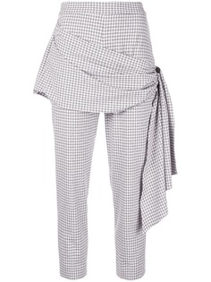 Hellessy scarf tie cropped trousers