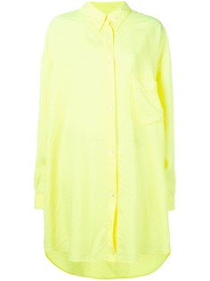 Mm6 Maison Margiela удлиненная куртка-рубашка