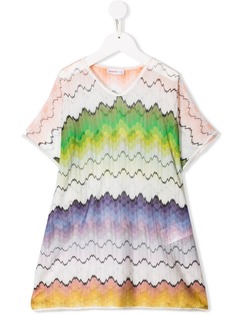 Missoni Kids платье-футболка с узором