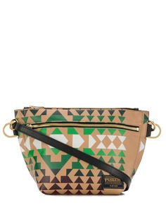 Sacai Pendleton-print crossbody bag