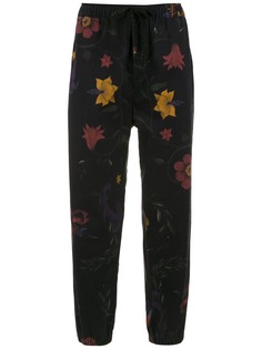Osklen прямые брюки с принтом