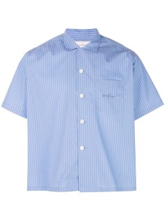 Second/Layer pinstripe boxy fit shirt