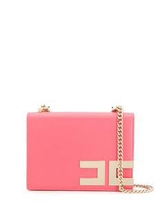 Elisabetta Franchi logo plaque crossbody bag