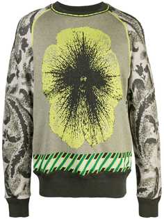 Bernhard Willhelm floral embroidered sweater