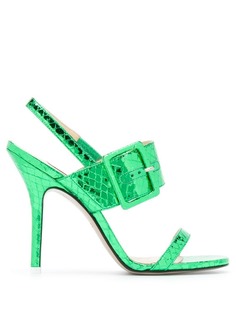 Attico snakeskin-effect sandals