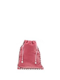 Ca&Lou Ballerina embellished drawstring clutch