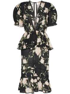 Johanna Ortiz платье Oriental State с английской вышивкой