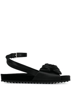 Miu Miu Satin flat sandals