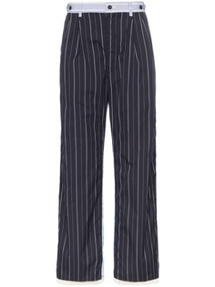 Children Of The Discordance Pinstripe straight-leg trousers