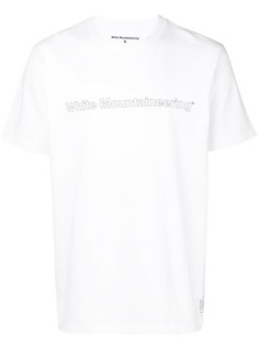 White Mountaineering logo print T-shirt