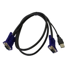 Кабель D-Link DKVM-CU/B1A 1.8м черный