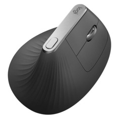 Мышь LOGITECH MX Vertical оптическая беспроводная USB, черный [910-005448]