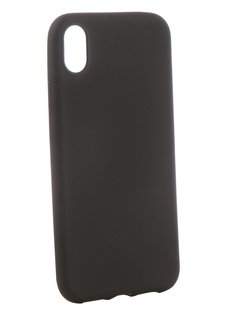 Аксессуар Чехол для APPLE iPhone XR Brosco Black Matte IPXR-COLOURFUL-BLACK