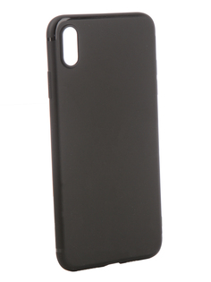 Аксессуар Чехол для APPLE iPhone XS Max Brosco Black IPXSM-TPU-ST-BLACK