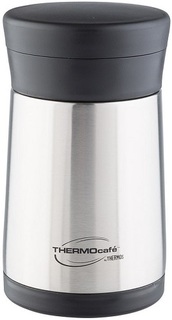 Термос со стальной колбой для еды и пластиковой ложкой Thermos