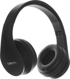 Беспроводные наушники с микрофоном Denn DHB405 Black