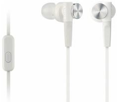 Наушники с микрофоном Sony MDR-XB50AP White
