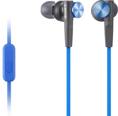 Наушники с микрофоном Sony MDR-XB50AP Blue