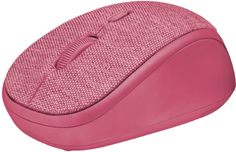 Мышь Trust Yvi Fabric Pink