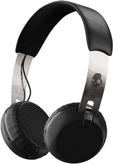 Беспроводные наушники с микрофоном Skullcandy Grind Wireless Black/Chrome (S5GBW-J539)