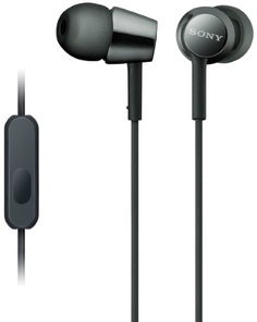 Наушники с микрофоном Sony MDR-EX155AP Black (MDREX155APBQ)