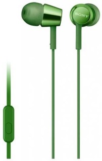 Наушники с микрофоном Sony MDR-EX155AP Green (MDREX155APGQ)