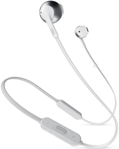 Беспроводные наушники с микрофоном JBL T205BT Silver