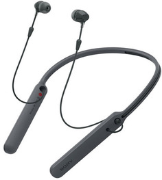 Беспроводные Bluetooth наушники с микрофоном Sony WI-C400/BZ Black