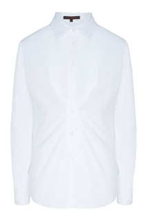 Белая рубашка со складками Adolfo Dominguez