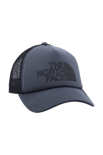 Серо-черная бейсболка с логотипом The North Face