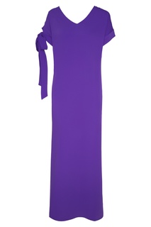 Фиолетовое платье с V-вырезом P.A.R.O.S.H.