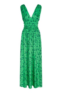 Зеленое платье с принтом P.A.R.O.S.H.