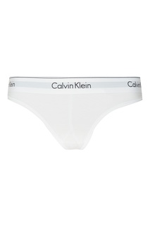 Белые стринги Calvin Klein