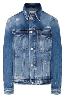 Джинсовая куртка с прорезями Calvin Klein