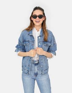 Джинсовая куртка с эластичным низом, Limited Edition Stradivarius