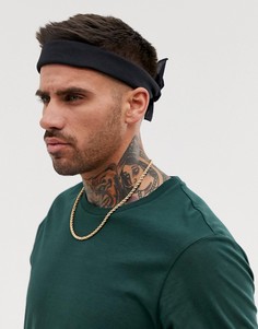 Черная бандана из органического хлопка ASOS DESIGN - Черный