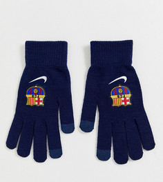 Перчатки Nike FC Barcelona - Темно-синий